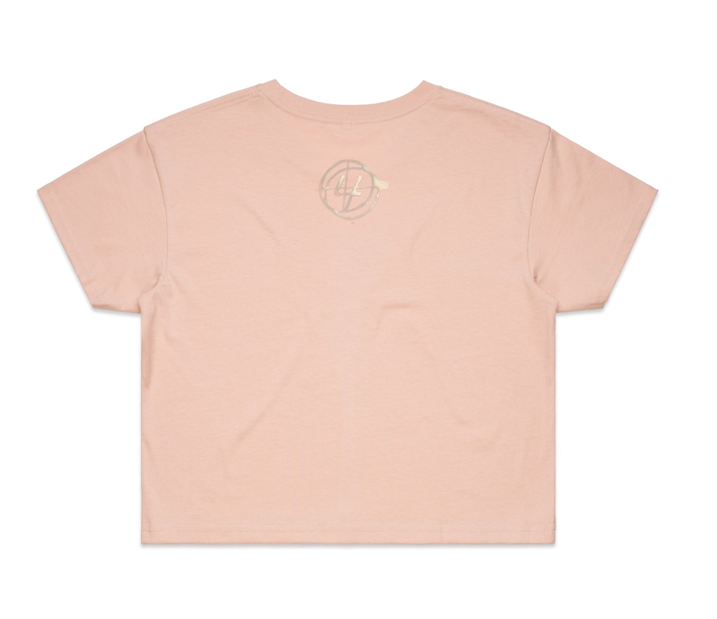 Maman Cropped Shirt in Pink
